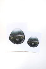 Load image into Gallery viewer, Rock pool illustration, ocean wall art, wild swimming gift
