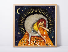 Load image into Gallery viewer, Wolf illustration, wolf art