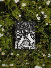 Load image into Gallery viewer, Cornish Hare Greeting Card: Men an Tol Spring Design