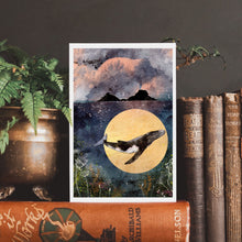 Load image into Gallery viewer, Whale print, humpback whale, Cornwall, ocean art