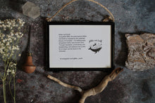 Load image into Gallery viewer, Coming home, hare, Lino print, framed