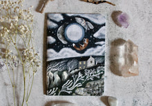 Load image into Gallery viewer, Ocean moon cottage, blank sketchbook