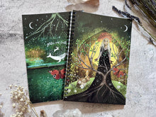 Load image into Gallery viewer, Spring goddess notebook - a5 - lined/plain pages