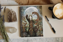 Load image into Gallery viewer, Winter goddess notebook - a5 - lined/plain pages