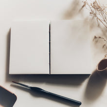 Load image into Gallery viewer, Retro floral hand-bound watercolour sketchbook