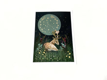 Load image into Gallery viewer, Deer print, wall poster, celestial, zodiac
