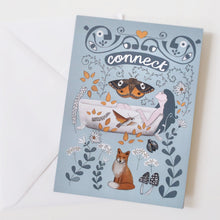 Load image into Gallery viewer, Forest bathing - nature card - blank greeting

