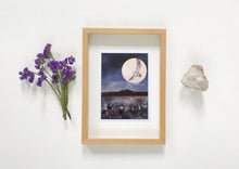 Load image into Gallery viewer, Stone circle print, owl illustration
