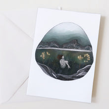 Load image into Gallery viewer, Wild swimming, greeting card, ocean lover
