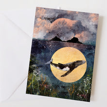 Load image into Gallery viewer, Whale greeting card, Cornwall
