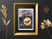 Load image into Gallery viewer, Whale print, humpback whale, Cornwall, ocean art
