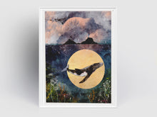 Load image into Gallery viewer, Whale print, humpback whale, Cornwall, ocean art

