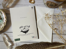 Load image into Gallery viewer, Cornish Hare Greeting Card: Men an Tol Spring Design
