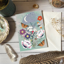 Load image into Gallery viewer, Butterfly Floral Blank Card: Mother's Day Greeting
