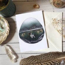 Load image into Gallery viewer, Wild swimming, greeting card, ocean lover

