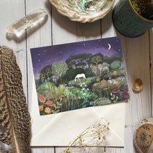 Load image into Gallery viewer, Whimsical Unicorn Greeting Card: Magical Forest Blank Card
