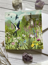 Load image into Gallery viewer, Swallow greeting card, blank card, bird lover
