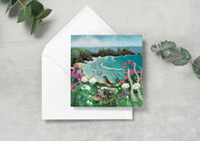 Load image into Gallery viewer, Song thrush, blank card, countryside
