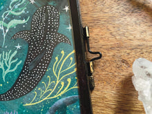 Load image into Gallery viewer, Whale Art Print: Vintage Metal Frame, Ocean Illustration (5x7)
