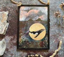 Load image into Gallery viewer, Whale art, illustration, framed

