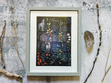 Load image into Gallery viewer, Moon names, nature print,  moon illustration
