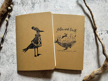 Load image into Gallery viewer, Lino printed - handbound - seagull - notebook
