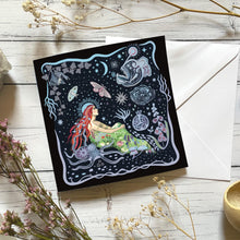 Load image into Gallery viewer, Persephone - goddess - Halloween - blank card
