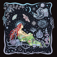 Load image into Gallery viewer, Persephone - goddess - Halloween - blank card
