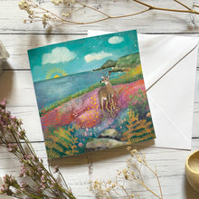 Load image into Gallery viewer, Autumn deer - greeting card - fall - woodland
