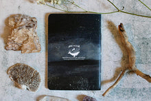Load image into Gallery viewer, Barn owl sketchbook, plain pages, hand bound
