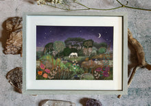 Load image into Gallery viewer, A4 unicorn - fantasy - countryside - illustration
