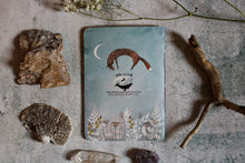 Load image into Gallery viewer, Winter goddess sketchbook, blank journal
