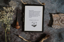 Load image into Gallery viewer, Mermaid Lino print, framed
