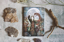 Load image into Gallery viewer, Winter goddess sketchbook, blank journal

