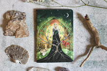 Load image into Gallery viewer, Spring goddess sketchbook, plain pages
