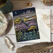 Load image into Gallery viewer, Heron - bird card - blank greeting
