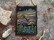 Load image into Gallery viewer, Heron illustration with frame
