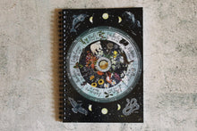 Load image into Gallery viewer, Wheel of the year notebook - a5 - lined and plain pages
