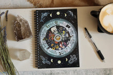 Load image into Gallery viewer, Wheel of the year notebook - a5 - lined and plain pages

