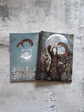 Load image into Gallery viewer, Winter goddess notebook - a5 - lined/plain pages
