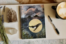 Load image into Gallery viewer, Whale notebook, spiral bound, plain/lined
