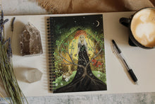 Load image into Gallery viewer, Spring goddess notebook - a5 - lined/plain pages
