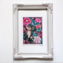Load image into Gallery viewer, Flowers and owl illustration
