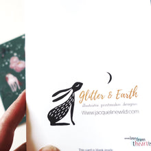 Load image into Gallery viewer, Glitter and earth logo

