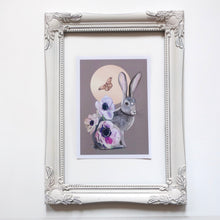 Load image into Gallery viewer, Hare moon print
