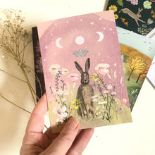 Load image into Gallery viewer, Hare cards, set of five
