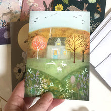 Load image into Gallery viewer, Hare cards, set of five
