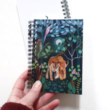 Load image into Gallery viewer, Spiral bound jungle with tigers
