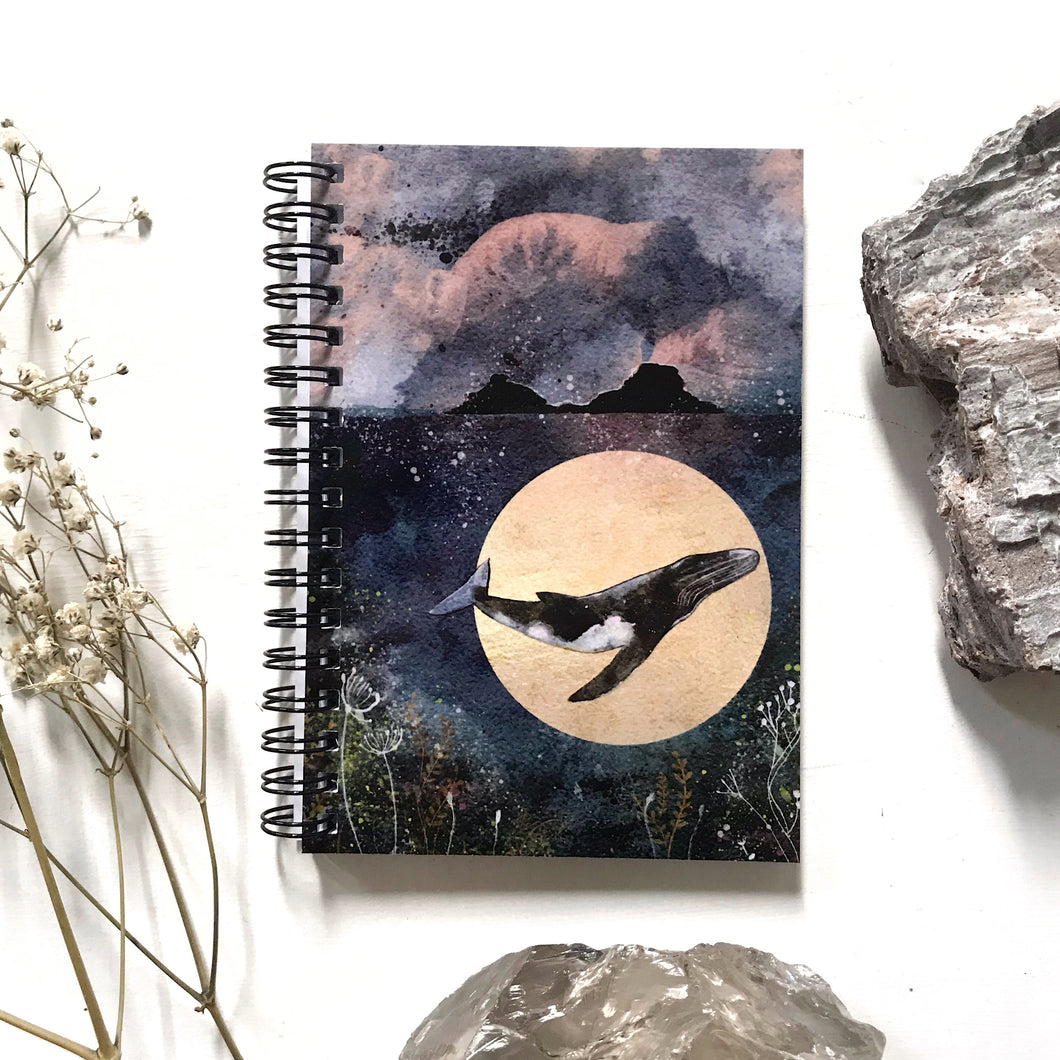A6 whale notebook
