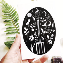 Load image into Gallery viewer, Set of five Lino print cards
